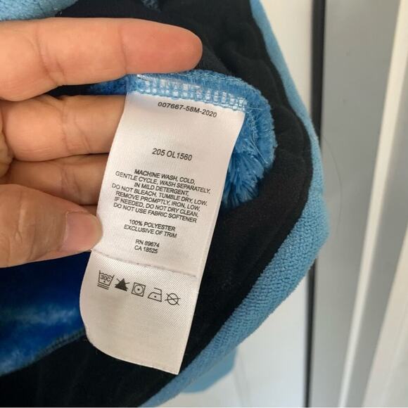 Mountain Hardware blue fleece zip up jacket‎ size medium women’s - Picture 4 of 6